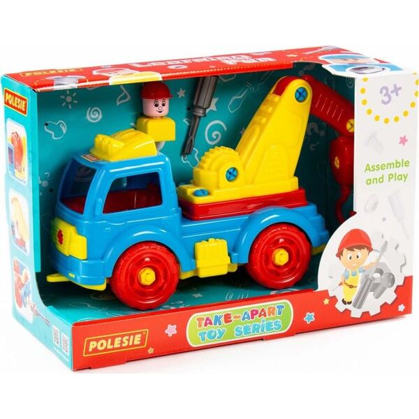 Dźwig Holownik Transport Klocki Do Rozkręcania DIY 38 Elementów 84828 9582213 4810344084828
