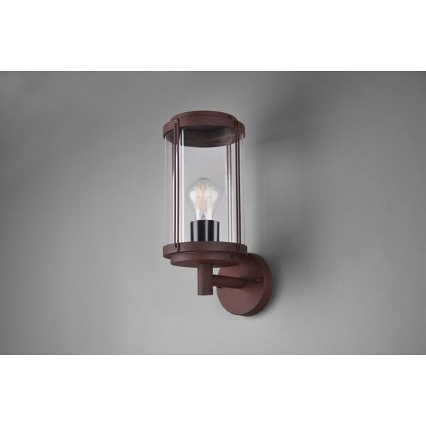 Kinkiet lampa ścienna Tanaro 32,5 cm 1 x E27 aluminium 40 watt rdzawobrązowy 9586084 4017807449891