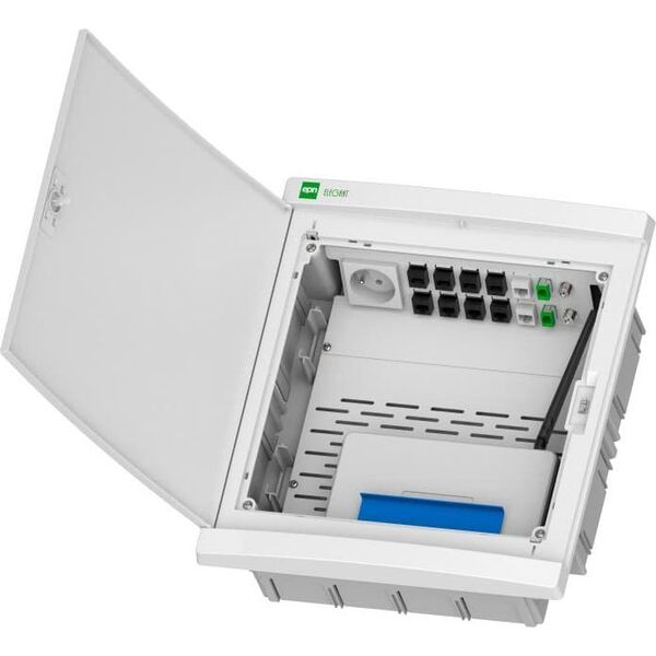Elektro-Plast Rozdzielnica multimedialna p/t RP 2X12 IP40 drzwi białe 2435-20 9595608 5902431698809