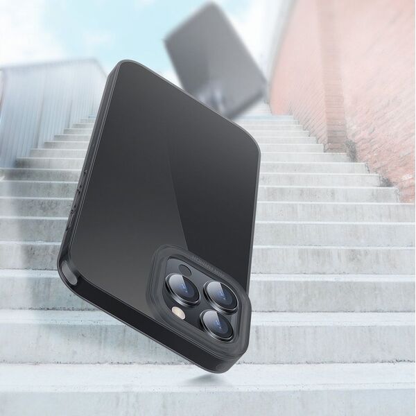 Baseus Baseus Simple Series Case przezroczyste żelowe etui iPhone 13 Pro czarny (ARAJ000401) 9599428 6932172601287