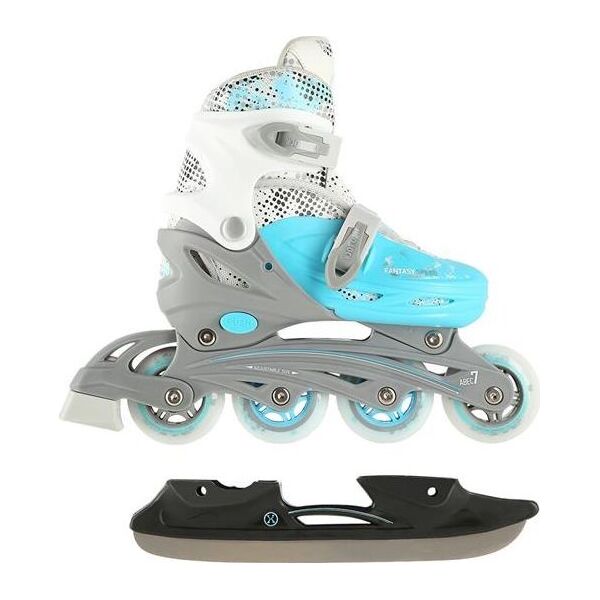 Rolki Nils Extreme NH18331 z wymienną płozą regulowane szare r. 31-34 9612092 5907695596403
