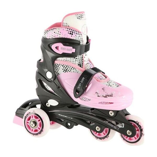 Rolki Nils Extreme NH18331 z wymienną płozą regulowane różowe r. 31-34 9612094 5907695596427