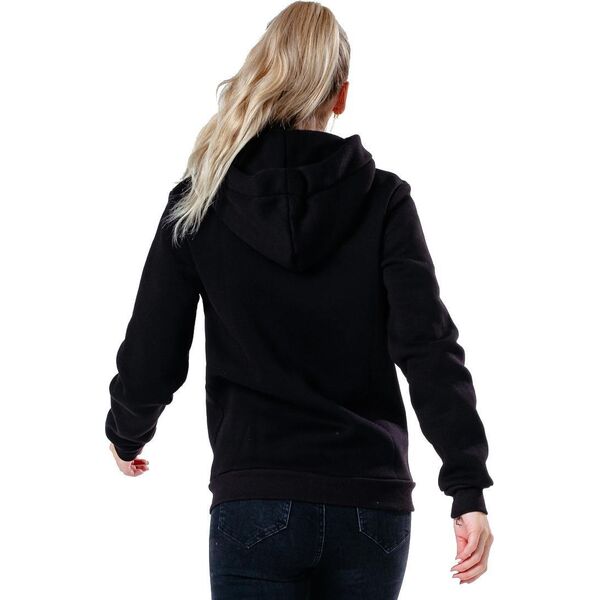 Justhype Justhype Drawstring Zip Hoodie HYPWOMHOOD001 Czarne 6 9612471 5057896551265