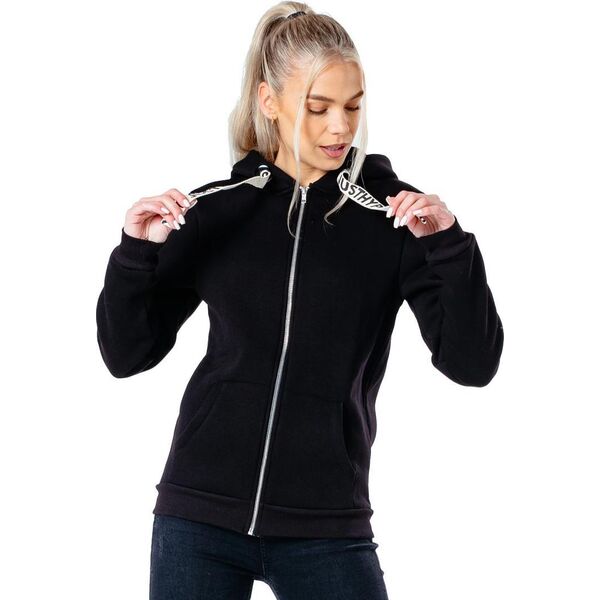 Justhype Justhype Drawstring Zip Hoodie HYPWOMHOOD001 Czarne 8 9612480 5057896551272