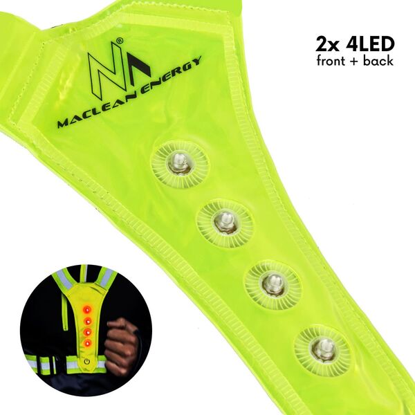 Maclean Szelki LED dla biegaczy MCE425 9612825 5902211122487
