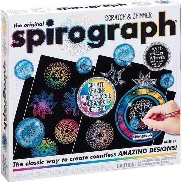 Spirograph Spirograph Zestaw do Zdrapywania 1035Z