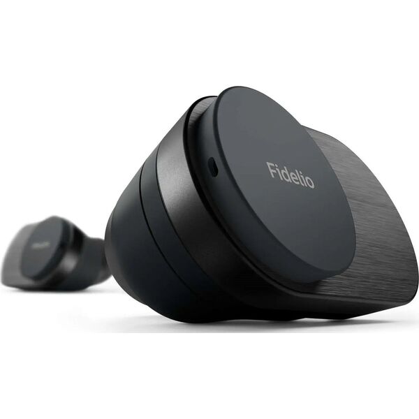 Słuchawki Philips Philips Fidelio true belaidės ausinės T1BK/00, Noise Cancelling Pro+, Natural Fidelio sound, Wind-noise reduction, Universal fit, Juodas