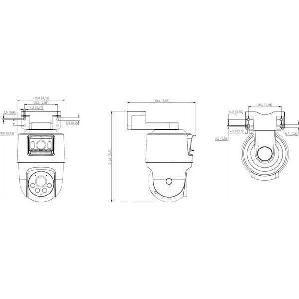 Kamera IP Dahua Technology Kamera IP Dahua SDT2A200-2F-NB-A-PV