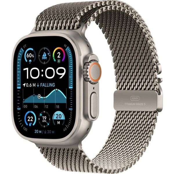 Smartwatch Apple Apple Watch Ultra 2 OLED 49 mm Cyfrowy 410 x 502 px Ekran dotykowy 4G Tytan Wi-Fi GPS