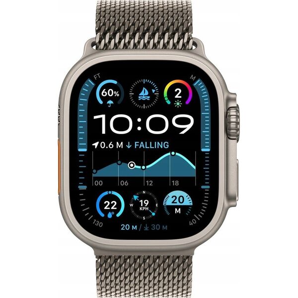 Smartwatch Apple Apple Watch Ultra 2 OLED 49 mm Cyfrowy 410 x 502 px Ekran dotykowy 4G Tytan Wi-Fi GPS