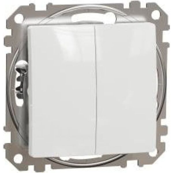 Schneider Electric Sedna Design, Przycisk podwójny, biały 9624538 3606481478214