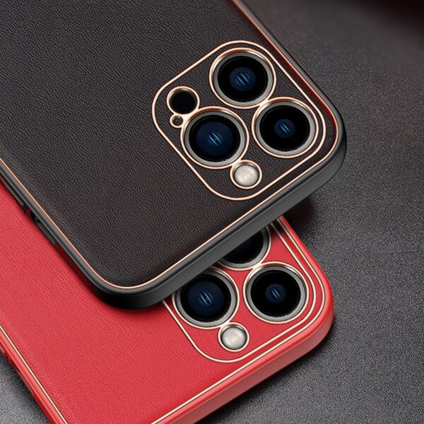 Dux Ducis Dux Ducis Yolo eleganckie etui pokrowiec ze skóry ekologicznej iPhone 13 Pro Max czerwony 9633396 6934913045817