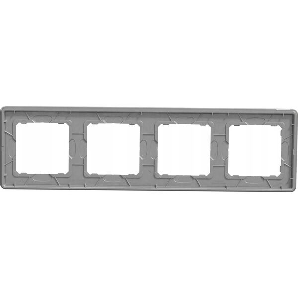 Schneider Electric Sedna Elements, Ramka 4-krotna, szkło białe 9642576 3606481482778