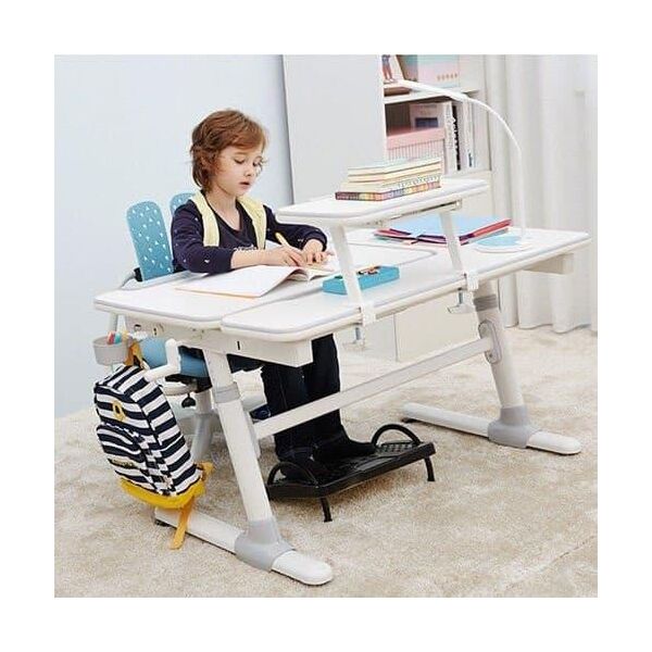 Ergooffice.eu Podnóżek ergonomiczny, płynnie regulowany kąt nachylenia, ER-412 9642585 5902211119722
