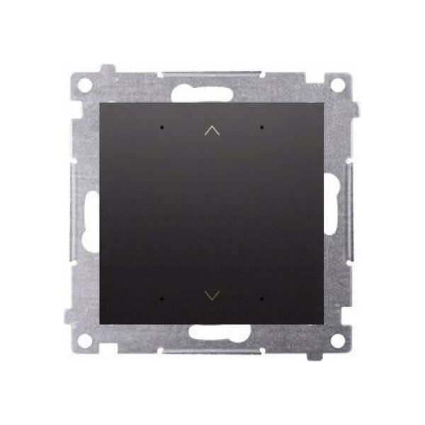 Kontakt-Simon Simon 54 GO Sterownik przyciskowy do obsługi rolet sterowany smartfonem WiFi 2x5A 230V (moduł) czarny mat DEZ1W.01/49 9643868 5902787875091
