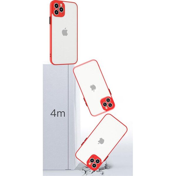 Hurtel Milky Case silikonowe elastyczne półprzezroczyste etui do Samsung Galaxy A42 5G czarny 9652046 9145576222263