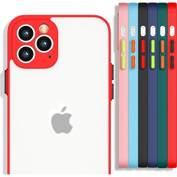 Hurtel Milky Case silikonowe elastyczne półprzezroczyste etui do Xiaomi Redmi 10X 4G / Xiaomi Redmi Note 9 czarny 9652099 9145576222805