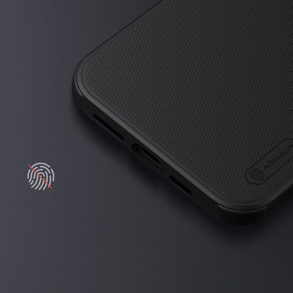 Nillkin Nillkin Super Frosted Shield wzmocnione etui pokrowiec + podstawka iPhone 13 Pro Max niebieski 9652324 6902048222984