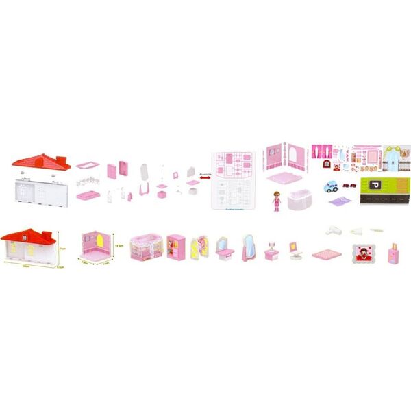 Mega Creative KLOCKI KONSTR DOM B/O 44X36X9 MC PUD 10/20 9659773 5908275180159