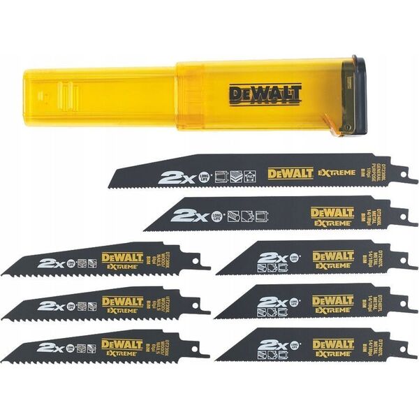 Dewalt zestaw 8 brzeszczotów do pilarki szabl 9663058 5035048089842