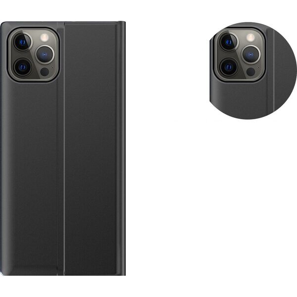 Hurtel Sleep Case pokrowiec etui z klapką typu Smart Cover iPhone 13 Pro niebieski 9676332 9145576230947