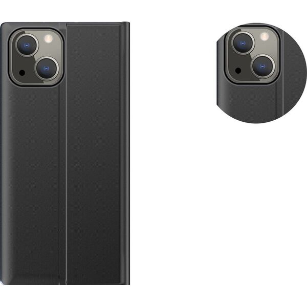 Hurtel Sleep Case pokrowiec etui z klapką typu Smart Cover iPhone 13 niebieski 9676338 9145576230978
