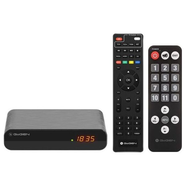 Tuner TV GoGEN DVB 143 T2 Senior 9678110 8590393326136