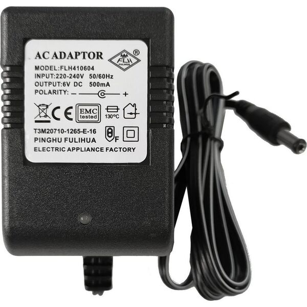 Lean Ładowarka do Aut na Akumulator 6V 500mA z diodą LED 9696509 5907625586092