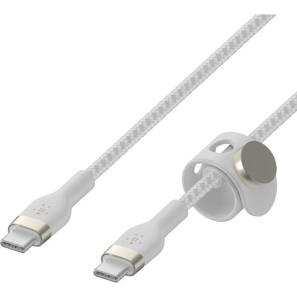 Kabel USB Belkin USB-C - USB-C 2 m Biały (CAB011BT2MWH) 9707112 745883832781