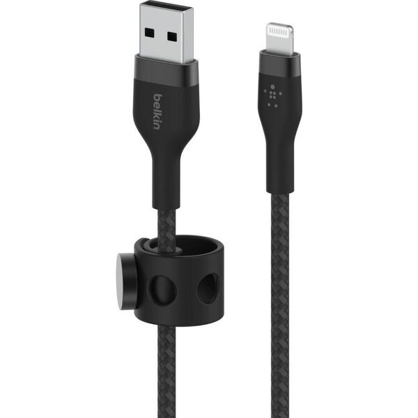 Kabel USB Belkin USB-A - Lightning 1 m Czarny (CAA010BT1MBK) 9707113 745883832354