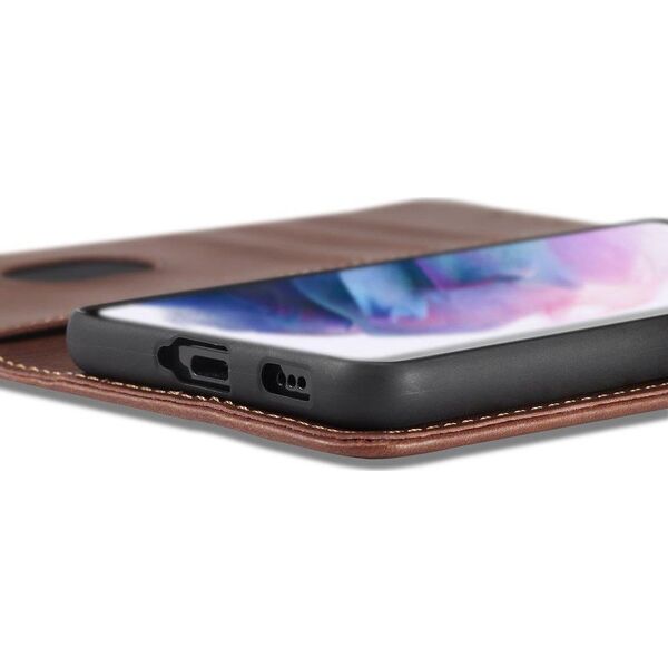 Hurtel Magnet Case elegancki futerał etui pokrowiec z klapką i funkcją podstawki Samsung Galaxy S22+ (S22 Plus) niebieski 9738613 9145576241899