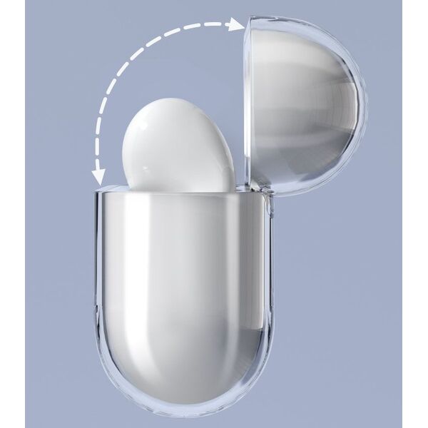 Hurtel Etui ochronne Case A do AirPods 1/2 przezroczyste 9738949 9145576238615