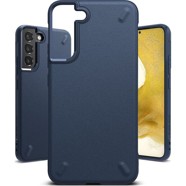 Ringke Ringke Onyx wytrzymałe etui pokrowiec Samsung Galaxy S22+ (S22 Plus) granatowy 9781498 8809848202773