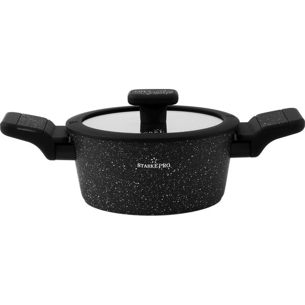 Starke pro Garnek z pokrywką Starke Pro Ceres Marble 1,2 l indukcja 9864173 5903313428675