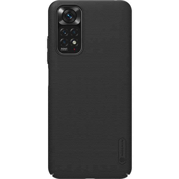Nillkin Nillkin Etui Frosted Shield do Xiaomi Redmi Note 11/Poco M4 Pro 5G czarne 9898630 6902048234734
