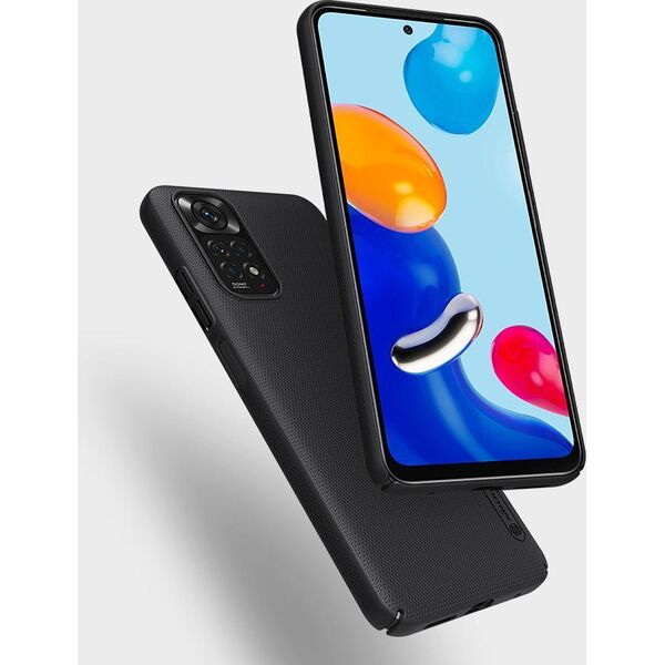 Nillkin Nillkin Etui Frosted Shield do Xiaomi Redmi Note 11/Poco M4 Pro 5G czarne 9898630 6902048234734