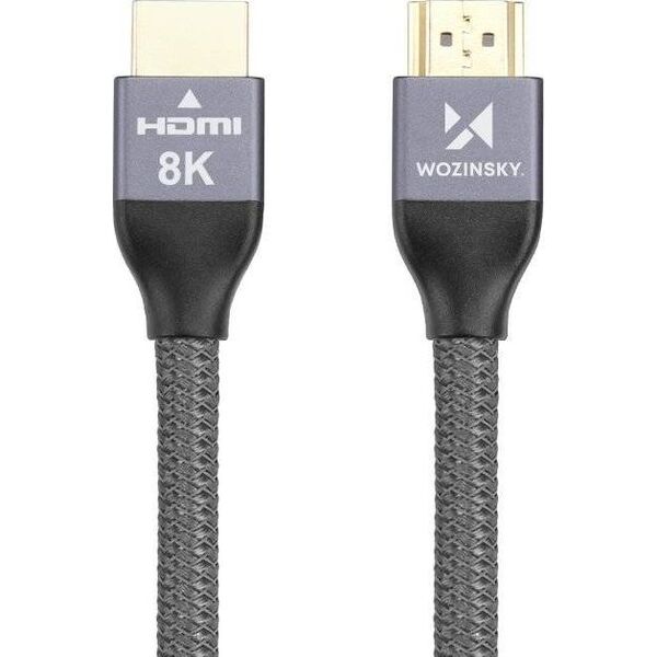 Kabel Wozinsky HDMI - HDMI 3m srebrny (WHDMI-30) 9900378 5907769300899