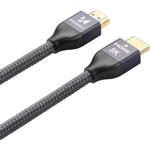 Kabel Wozinsky HDMI - HDMI 3m srebrny (WHDMI-30) 9900378 5907769300899