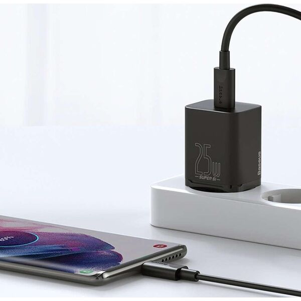 Ładowarka Baseus Super Si 2x USB-C 3 A (BSU3039) 9900620 6932172603724