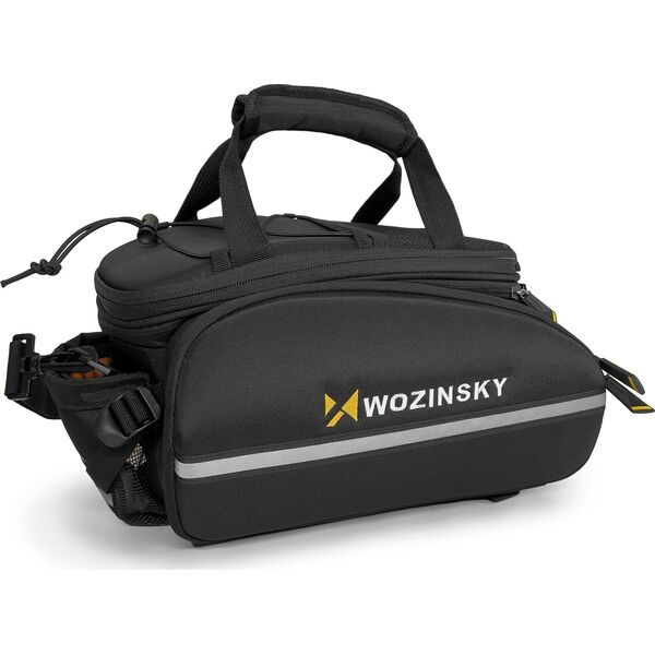 Wozinsky Wozinsky pojemna torba rowerowa na bagażnik 35L (pokrowiec przeciwdeszczowy w zestawie) czarny (WBB19BK) 9903396 5907769300615