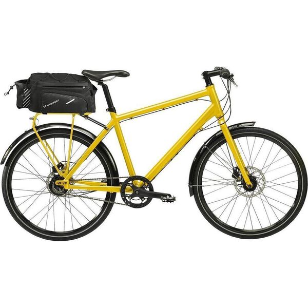Wozinsky Wozinsky Torba rowerowa na bagażnik z paskiem na ramię 9L (pokrowiec przeciwdeszczowy w zestawie) czarny (WBB22BK) 9903397 5907769300646