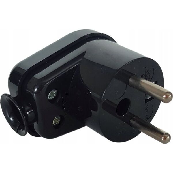 Orno ORNO WTYCZKA GUMOWA Z UCHWYTEM IP44 CZARNA 2P+Z WT-16/CZARNY 9919845 5907522194963