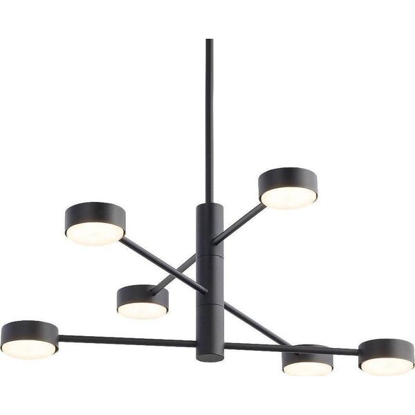 Lampa wisząca Nowodvorski Sufitowa LAMPA regulowana ORBIT 7946 Nowodvorski industrialne molekuły sticks do jadalni czarne 9935856 5903139794695