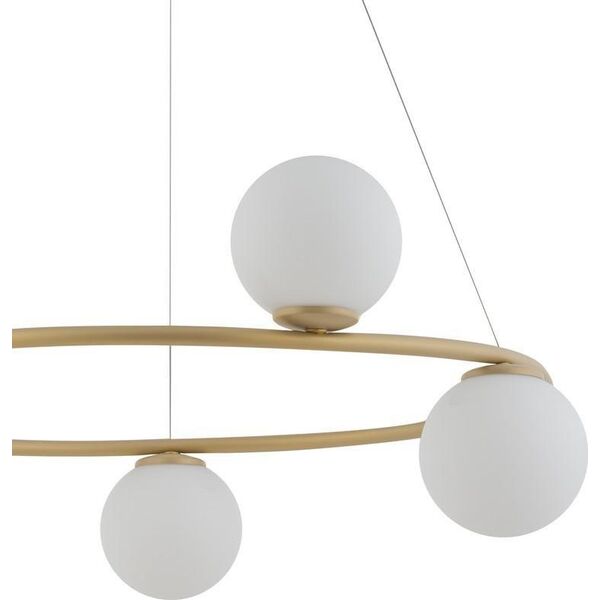 Lampa wisząca Sigma Lampa modernistyczna GAMA KOŁO Sigma 5-punktowa złoty 9937348 5907554417696