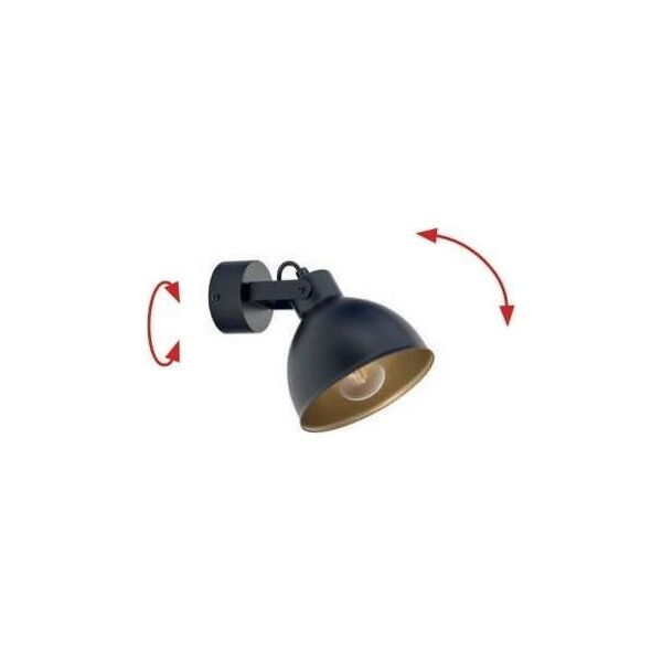 Kinkiet Sigma Regulowana lampa ścienna 32264 Sigma do sypialni loft czarny 9937379 5907554416248