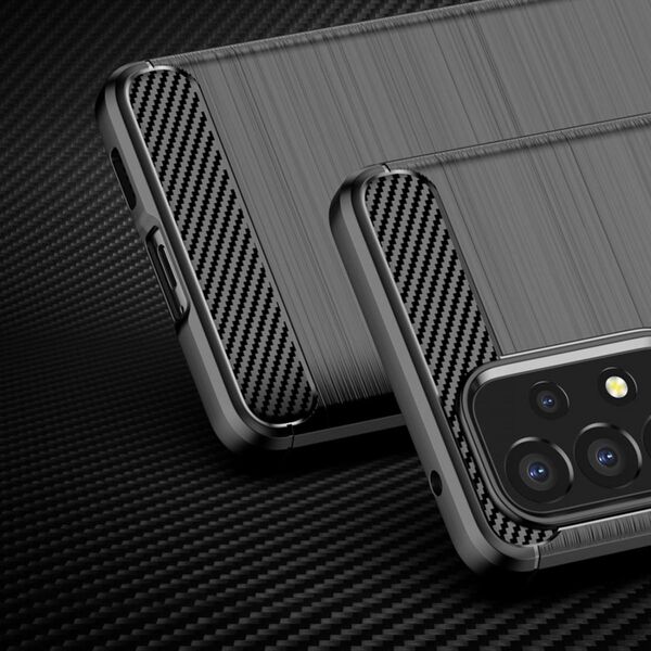 Hurtel Carbon Case elastyczne etui pokrowiec Samsung Galaxy A53 5G czarny 9939019 9145576240090