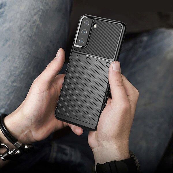 Hurtel Thunder Case elastyczne pancerne etui pokrowiec Samsung Galaxy S22+ (S22 Plus) niebieski 9939026 9145576240274