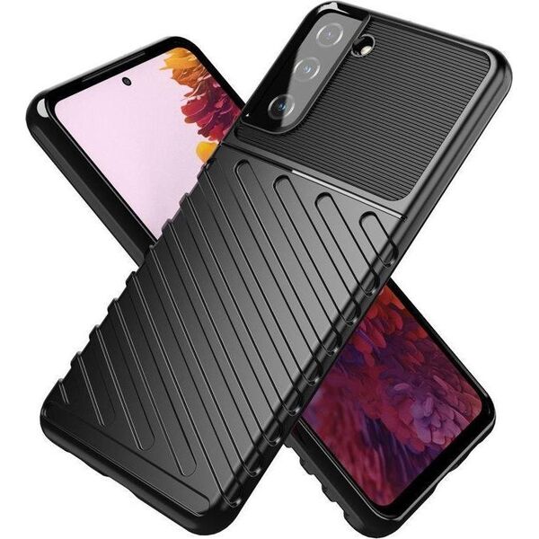 Hurtel Thunder Case elastyczne pancerne etui pokrowiec Samsung Galaxy S22+ (S22 Plus) niebieski 9939026 9145576240274