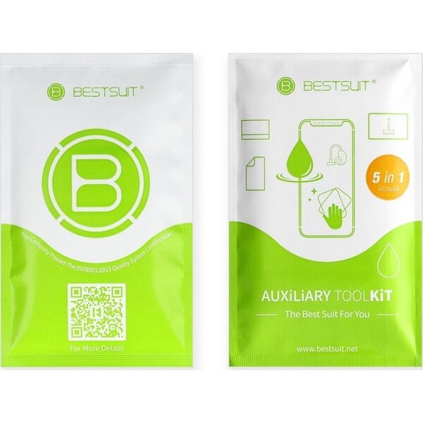 Partner Tele.com Szkło hybrydowe Bestsuit Flexible 5D Full Glue do Samsung Galaxy S22 Ultra czarny (Hot Bending) - działający czytnik 9939460 5903396145025