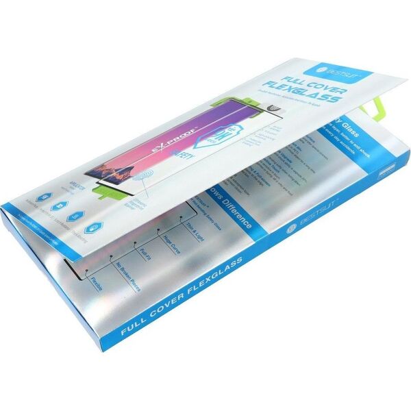 Partner Tele.com Szkło hybrydowe Bestsuit Flexible 5D Full Glue do Samsung Galaxy S22 Ultra czarny (Hot Bending) - działający czytnik 9939460 5903396145025